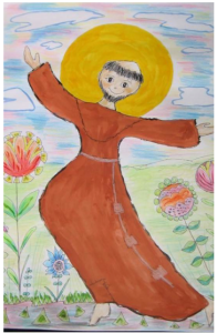 St Francis Drawing